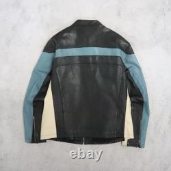 Danier Leather Cafe Racer Motorcycle Jacket Size XL