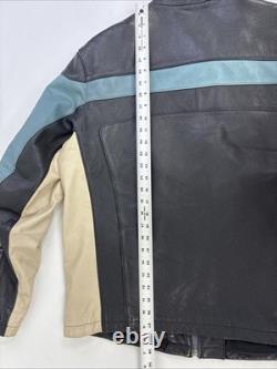 Danier Leather Cafe Racer Motorcycle Jacket Size XL