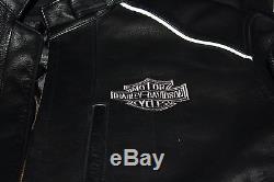 Dark Horse Legendary Custom Harley Davidson Leather Jacket Men's 2XL Black