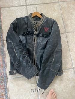 Dianese leather motorcycle jacket size 56