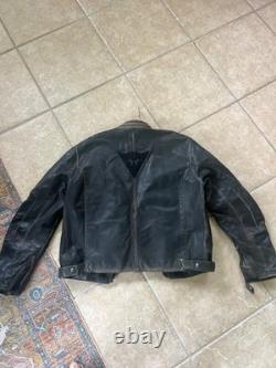 Dianese leather motorcycle jacket size 56