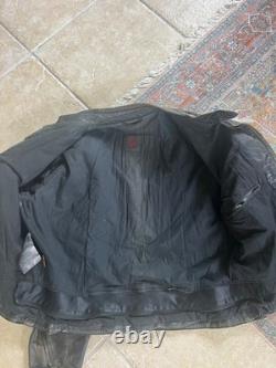 Dianese leather motorcycle jacket size 56