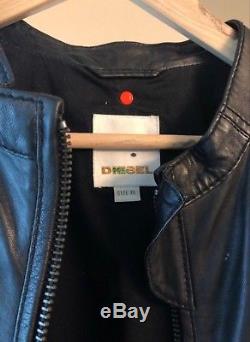 Diesel Lade lambskin leather jacket XL as worn by Bradley Cooper in Limitless