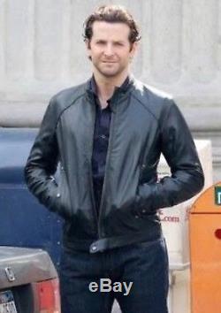Diesel Lade lambskin leather jacket XL as worn by Bradley Cooper in Limitless