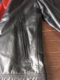 Diesel Laleta Leather Jacket Size Large