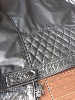 Diesel Laleta Leather Jacket Size Large