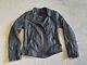 Diesel Sheepskin Leather Jacket Motorcycle Small