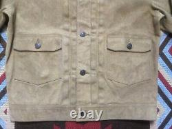 Double RL RRL Ralph Lauren Roughout Suede Leather Jacket