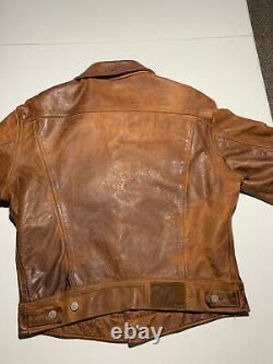 Double RL RRL Ralph Lauren Vintage Leather Jacket M