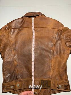 Double RL RRL Ralph Lauren Vintage Leather Jacket M