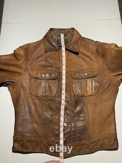 Double RL RRL Ralph Lauren Vintage Leather Jacket M