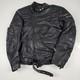 Drag Specialties Leather Motorcycle Jacket Mens 40 Black Biker Belted Zip Cuffs