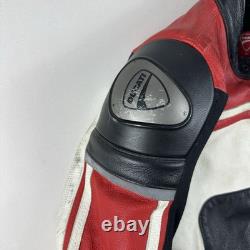 Ducati Corse Motorcycle Motorbike Rider's Racing Leather Jacket Cowhide jacket L