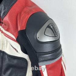 Ducati Corse Motorcycle Motorbike Rider's Racing Leather Jacket Cowhide jacket L