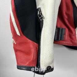 Ducati Corse Motorcycle Motorbike Rider's Racing Leather Jacket Cowhide jacket L