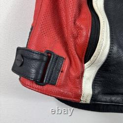 Ducati Corse Motorcycle Motorbike Rider's Racing Leather Jacket Cowhide jacket L