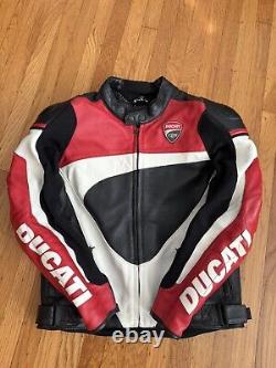 Ducati Corse Racing Jacket Full Leather Size 52 S/M