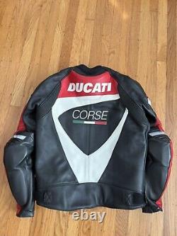 Ducati Corse Racing Jacket Full Leather Size 52 S/M