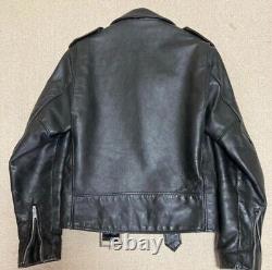 Dur O By Schott Motorcycle Jacket Black 36 Size