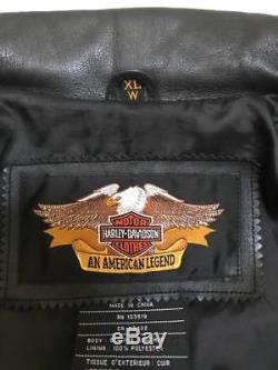 EUC! Womens XL HARLEY DAVIDSON Leather Motorcycle Jacket