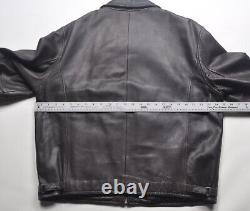 Eddie Bauer Brown Leather Jacket Size Large