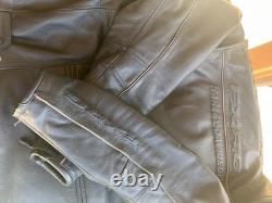 Euc Harley Davidson Fxrg Leather Jacket Mens Large 42-45 98518-09vm Vented