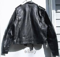 Euc Vanson Leathers C2 Heavy Comp Weight Highway Man Motorcycle Jacket Sz 48