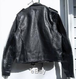 Euc Vanson Leathers C2 Heavy Comp Weight Highway Man Motorcycle Jacket Sz 48