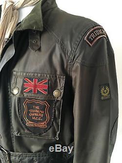 Exceptional Rare BELSTAFF TRIALMASTER Waxed Motorcycle Jacket Vintage TRIUMPH