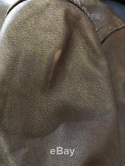 Ezra Fitch Cafe Soft Leather Motorcycle Jacket Small Abercrombie Fitch Rare Used