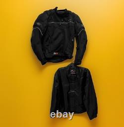 FIELDSHEER M3 Phoslite Motorcycle Jacket Size XS Padded with Rain Guard Jacket