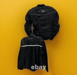 FIELDSHEER M3 Phoslite Motorcycle Jacket Size XS Padded with Rain Guard Jacket