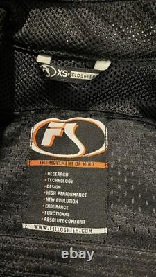 FIELDSHEER M3 Phoslite Motorcycle Jacket Size XS Padded with Rain Guard Jacket
