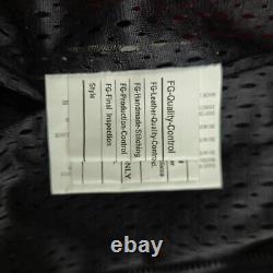 FIRSTGEAR Leather Motorcycle Jacket Speed Lined 3M Accent Rare Design Mens M