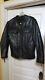 FIRST MFG CO Men RAIDER Motorcycle BLACK Leather Jacket LARGE FIM263CDMZ