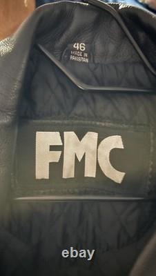 FMC Leather Motorcycle Jacket, Harley Davidson, Mens, Free Shipping