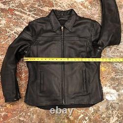 FMC Leather Motorcycle Jacket Size Medium