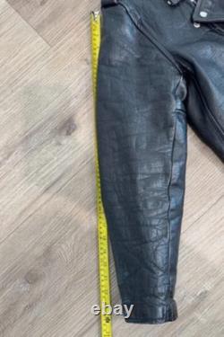 FMC SuperStar Men/Women Distressed Motorcycle Riding Real Leather Jacket S/M