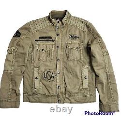 Fast & Furious Camaro Jacket Affliction The Buckle 610OW017 Size M Graphic Zip