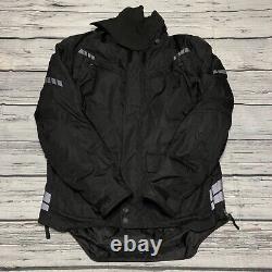 Fieldsheer Motorcycle Black Jacket Large Mens Tour Vented Mesh All Season Jacket