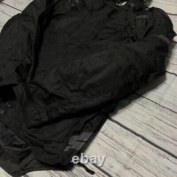 Fieldsheer Motorcycle Black Jacket Large Mens Tour Vented Mesh All Season Jacket