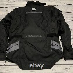 Fieldsheer Motorcycle Black Jacket Large Mens Tour Vented Mesh All Season Jacket