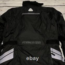 Fieldsheer Motorcycle Black Jacket Large Mens Tour Vented Mesh All Season Jacket