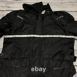 Fieldsheer Motorcycle Black Jacket Large Mens Tour Vented Mesh All Season Jacket