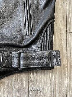 Fieldsheer Motorcycle Jacket Armor Shoulder Back Men's Size 46, Vintage