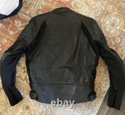 Fieldsheer Perforated Leather Armored Motorcycle Jacket Men's Size 40