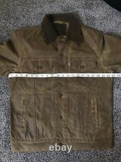 Filson Levis Collaboration Trucker Jacket Size Medium