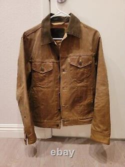 Filson x Levi's Trucker Jacket Tan USA Medium M Excellent