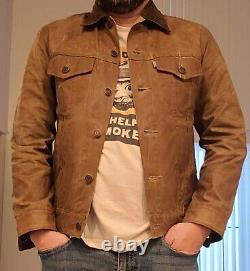 Filson x Levi's Trucker Jacket Tan USA Medium M Excellent