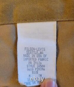 Filson x Levi's Trucker Jacket Tan USA Medium M Excellent